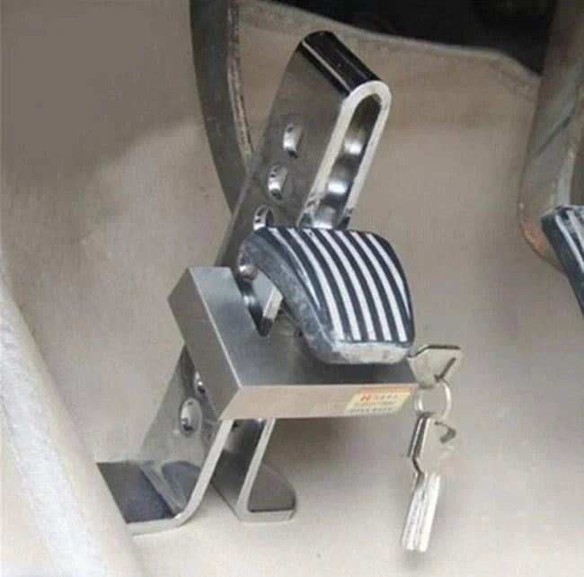 Car Pedal Lock Anti-Theft Pakistan | Universal Fit | Stainless Steel